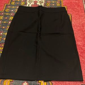 J. Crew Black Pencil Skirt